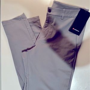 Men’s Lululemon commission pants , slim - gray- size 34  L
